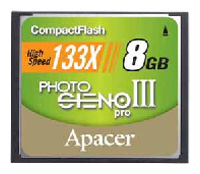 Карты памяти - Apacer Photo Steno Pro III CF 133X 8GB