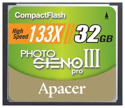 Карты памяти - Apacer Photo Steno Pro III CF 133X 32GB