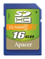 Карты памяти - Apacer SDHC 16Gb Class 10