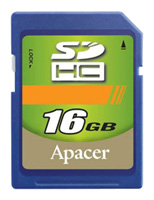 Карты памяти - Apacer SDHC 16Gb Class 4