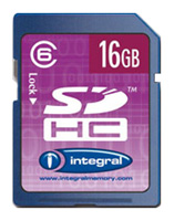 Карты памяти - Integral SDHC 16Gb Class 6