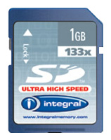 Карты памяти - Integral Ultra Hi-Speed SD Card 133X 1Gb