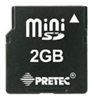 Карты памяти - Pretec miniSD 2Gb