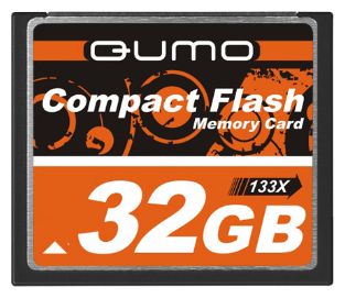 Карты памяти - QUMO CompactFlash 133X 32Gb