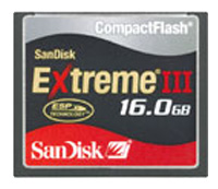 Карты памяти - Sandisk 16GB Extreme III CompactFlash
