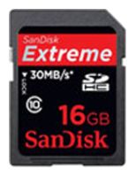 Карты памяти - Sandisk 16GB Extreme SDHC Class 10