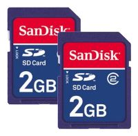 Карты памяти - Sandisk 2x2GB SD Class 2