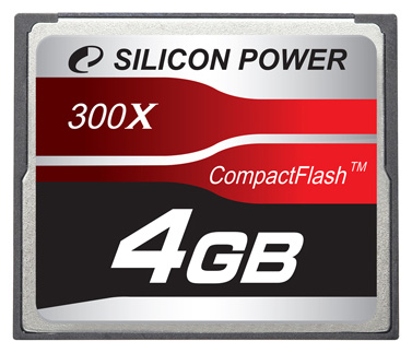 Карты памяти - Silicon Power 300X Professional Compact Flash Card 4GB