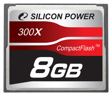 Карты памяти - Silicon Power 300X Professional Compact Flash Card 8GB