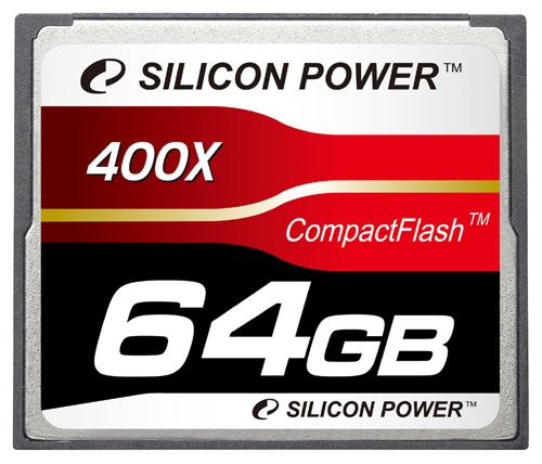 Карты памяти - Silicon Power 400X Professional Compact Flash Card 64GB