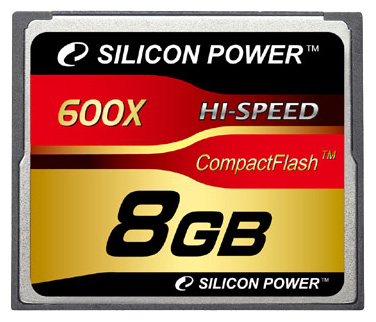 Карты памяти - Silicon Power 600X Professional Compact Flash Card 8GB
