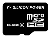 Карты памяти - Silicon Power microSDHC 8GB Class 6
