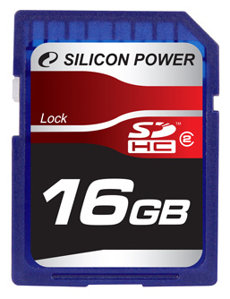 Карты памяти - Silicon Power SDHC Card 16GB Class 2