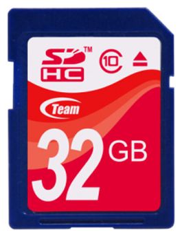 Карты памяти - Team Group SDHC class 10 32GB