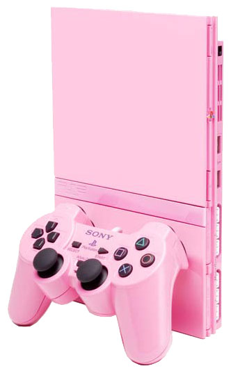 Игровые приставки - Sony PlayStation 2 Slim Pink