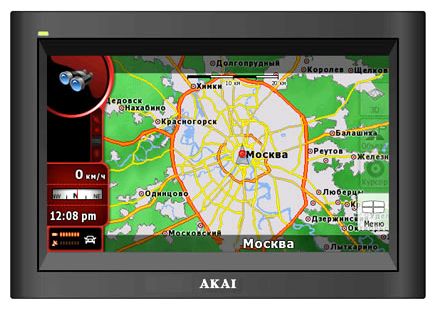 GPS-навигаторы - Akai PNS-431DM
