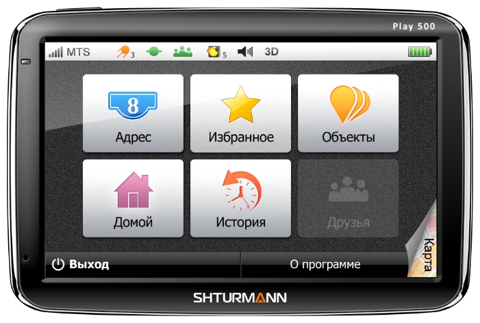 GPS-навигаторы - SHTURMANN Play 200 BT