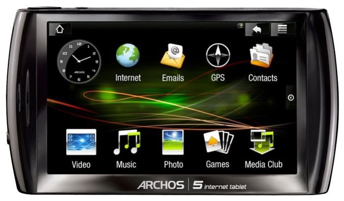Планшеты - Archos 5 Internet tablet 160Gb
