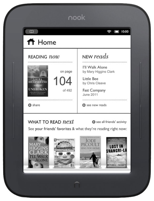 Устройства чтения книг - Barnes & Noble Nook Simple Touch