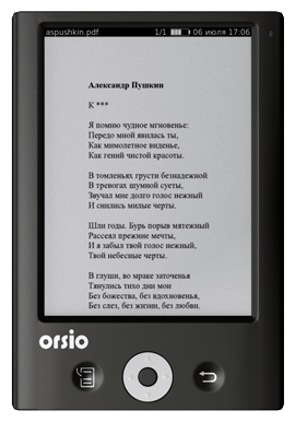 Устройства чтения книг - ORSiO story book