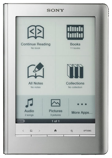Устройства чтения книг - Sony PRS-600 Touch Edition