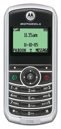Телефоны GSM - Motorola C118