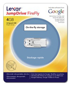 USB Flash drive - Lexar 4GB JumpDrive FireFly