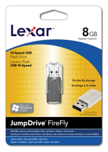 USB Flash drive - Lexar 8GB JumpDrive FireFly
