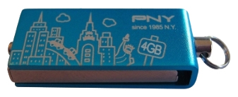 USB Flash drive - PNY Micro Attache City Series 4GB