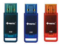 USB Flash drive - Pretec i-Disk Crystal 2Gb