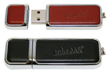 USB Flash drive - TakeMS MEM-Drive Leather 4Gb