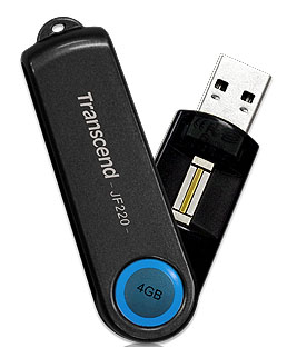 USB Flash drive - Transcend JetFlash 220 4Gb